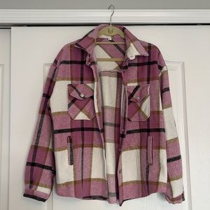 Colorful Cozy but light Shacket